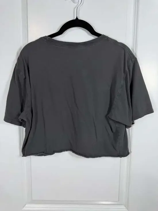 Cremieux 1971 Pegasus Graphic Sun Women's Raw Hem Crop T-Shirt - Picture 3 of 3